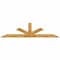 Ekena Millwork Saratoga Rough Sawn Timber Gable Bracket, Western Red Cedar, 108"W x 27"H x 4"D x 6"F, 6/12 Pitch GBW108X27X0406SAR00RWR - alternate 1